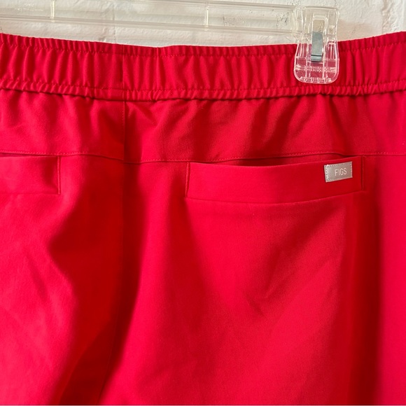 Figs Tansen Jogger Scrub Pants Neon Red Reflective high Visibility mens - Picture 7 of 8